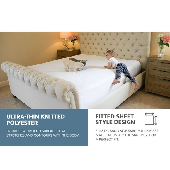 SafeRest - 100% Waterproof Mattress Protector - Twin XL - Picture 4 of 9
